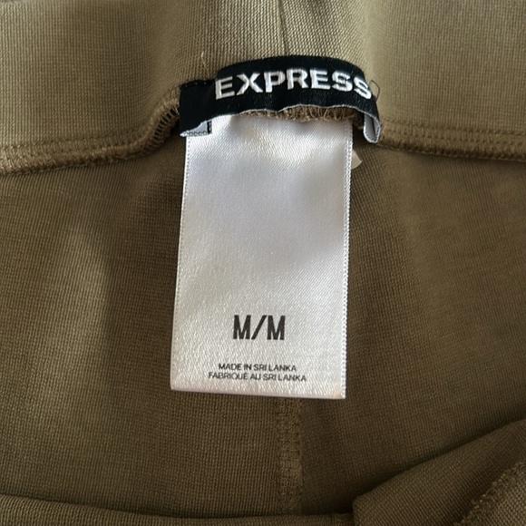 Express Khaki Green Leggings - Medium - Picture 3 of 5
